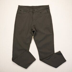 Copper & Oak Men's Tech Utility Pants Straight Fit Stretch Flex Waist GRAY 32x30